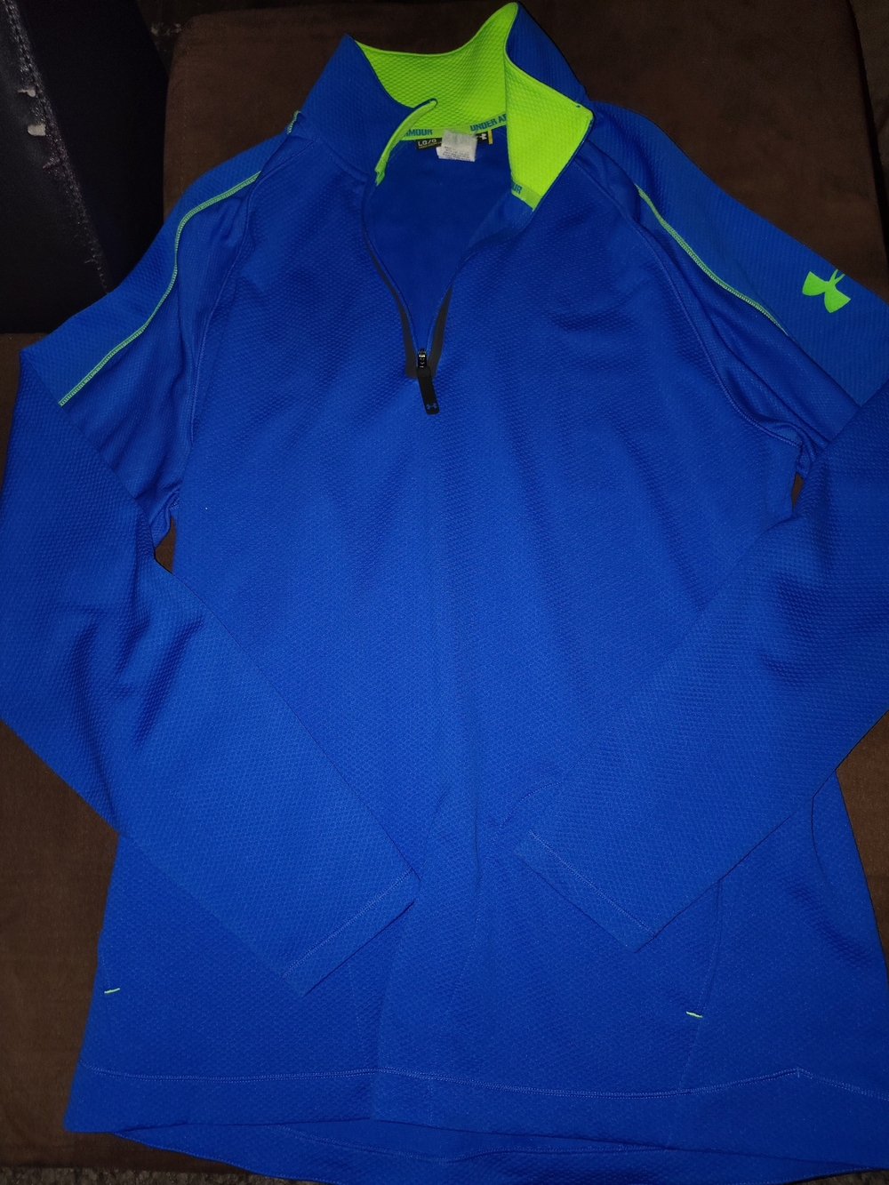 Under Armour Men’s Blue Quarter-Zip Performance Jacket